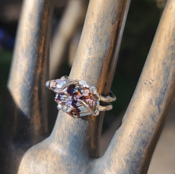 Bismuth simply chic sterling ring sz8.5 - Picture 4 of 7